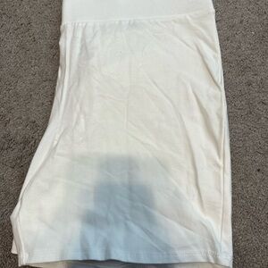 Torrid White Bike Shorts
